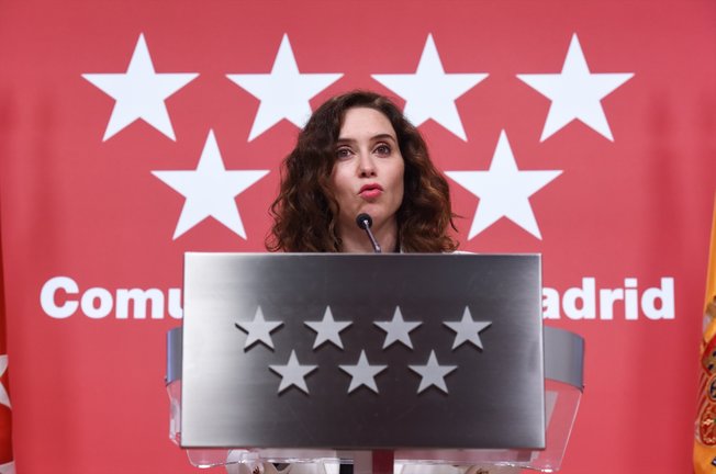 La presidenta de la comunidad de Madrid, Isabel Díaz Ayuso. E.P. / Gustavo Valiente
