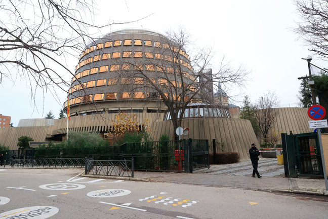 Vista de la sede del Tribunal Constitucional, en Madrid. EFE/ Zipi