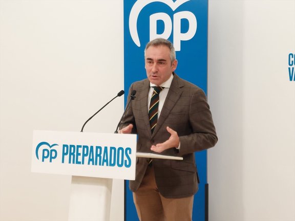El portavoz adjunto del GPP, Miguel Barrachina. E.P.