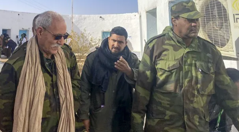 El actual secretario general del Frente Polisario, Brahim Gali, vota en las elecciones. EFE/ Mahfud Mohamed Lamin Bechri