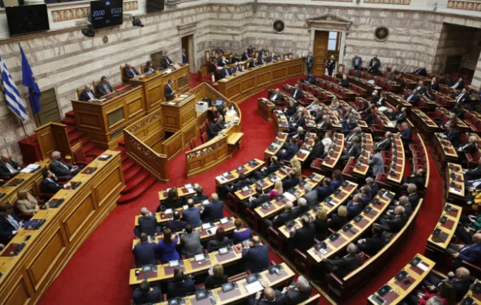 Debate de la moción de censura este viernes en Grecia. FE / Vlachos Alexandros