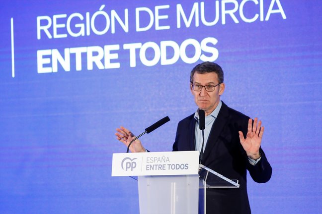 El presidente del Partido Popular (PP), Alberto Núñez Feijóo. E.P. / Edu Botella