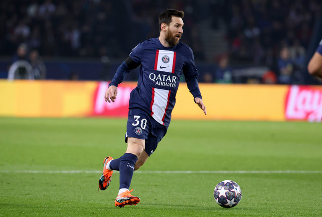 Lionel Messi, jugador del PSG, en un partido de la UEFA Champions League. / Jean Catuffe