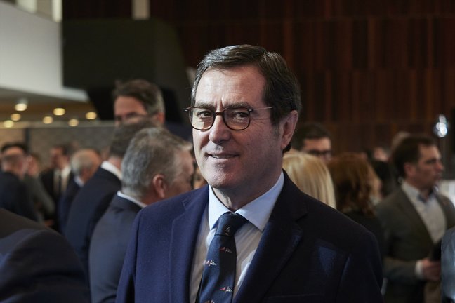 El presidente de la CEOE, Antonio Garamendi. E.P. / Eduardo Sanz