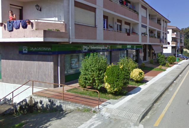 Última oficina bancaria en Solórzano.