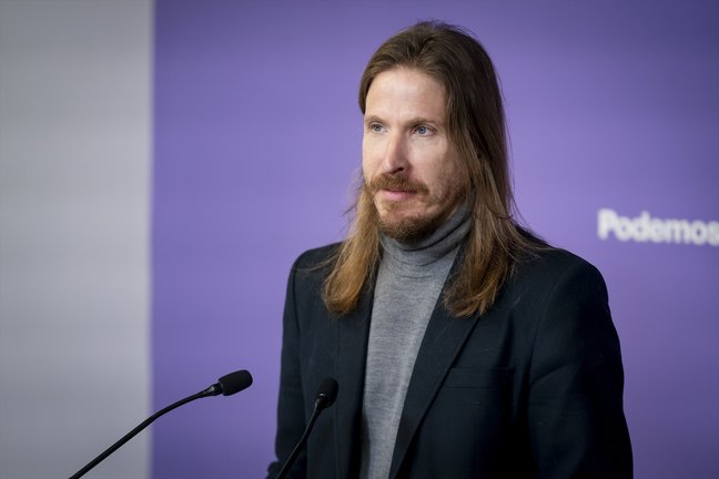 El portavoz de Podemos y coordinador en Castilla y León, Pablo Fernández. E.P. / A. Pérez Meca