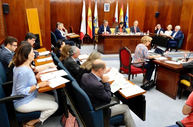 Pleno del Ayuntamiento de Santander. / Alerta