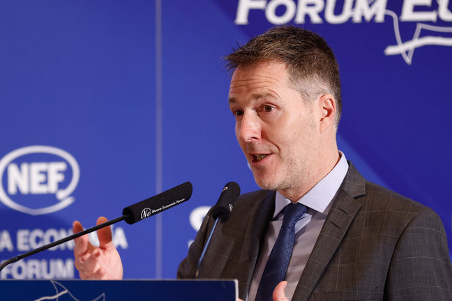 El CEO de A22 Sports -empresa que gestiona el proyecto de la Superliga Europea-, Bernd Reichart, /  AFP7