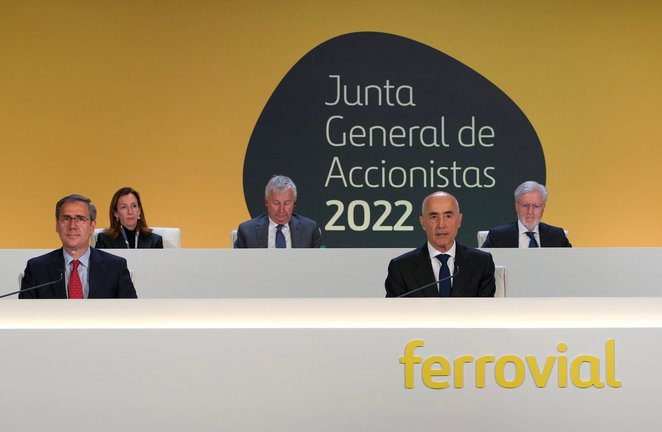 Junta de accionistas de Ferrovial de 2022. / Alerta