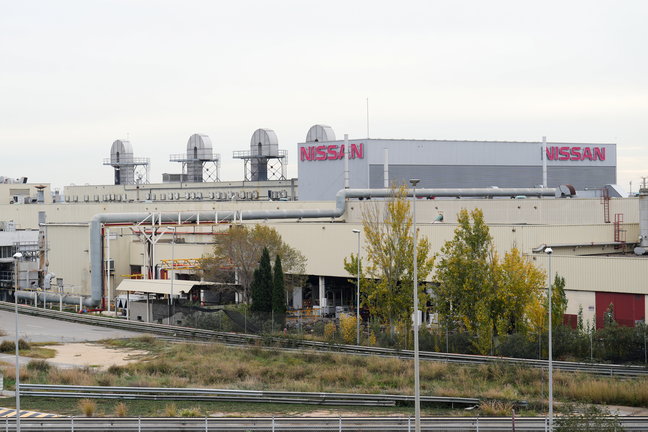 Vista de la planta ya cerrada de Nissan en la Zona Franca de Barcelona. / Alejandro García