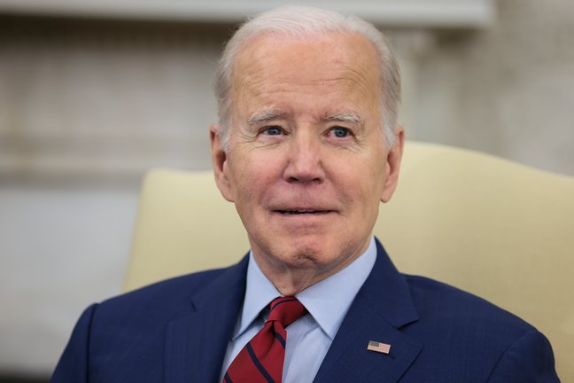 El presidente de Estados Unidos, Joe Biden, este 3 de marzo de 2023. EFE/EPA/Oliver Contreras