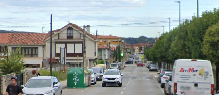 Vista de la avenida Fernández Vallejo de Tanos. / Alerta