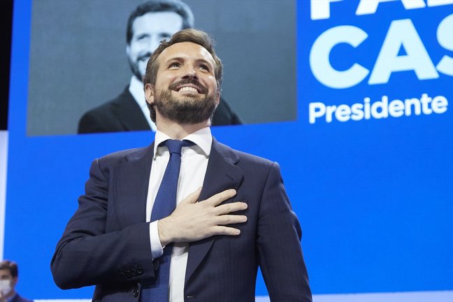 El expresidente del PP, Pablo Casado. EP / Joaquín Corchero