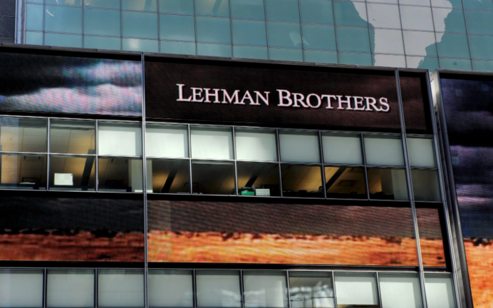 Una sede del banco de inversión Lehman Brothers en Nueva York. EFE / Justin Lane