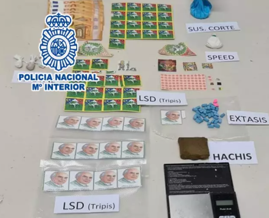Drogas incautadas por la Policía Nacional. / CNP