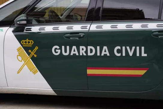 Vehículo de la Guardia Civil. / 
Alberto Ruiz
