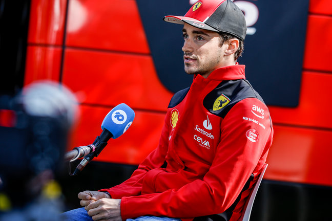 El piloto monegasco de Fórmula 1 Charles Leclerc (Ferrari). / Xavi Bonilla