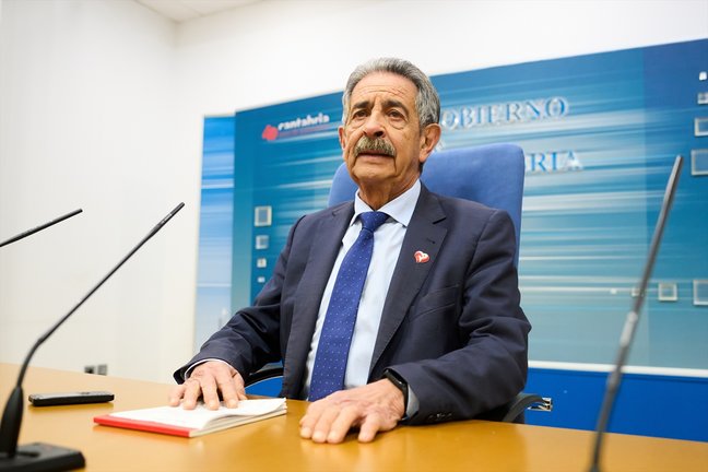 El presidente de Cantabria, Miguel Ángel Revilla. / Alerta