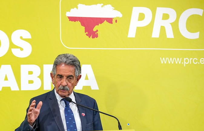 El presidente de Cantabria y candidato del PRC, Miguel Ángel Revilla.