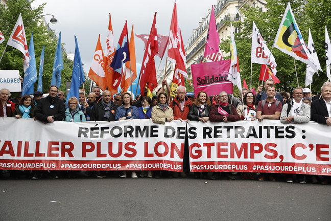Manifestación del 1 de mayo en Francia. / CHRISTOPHE PETIT TESSON