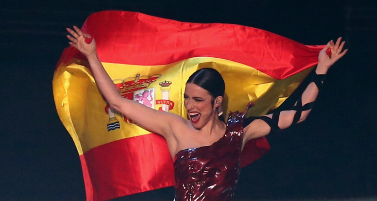 Blanca Paloma, representante de España en la 67ª edición del certamen europeo de Eurovisión, en su tercer ensayo. R.C.