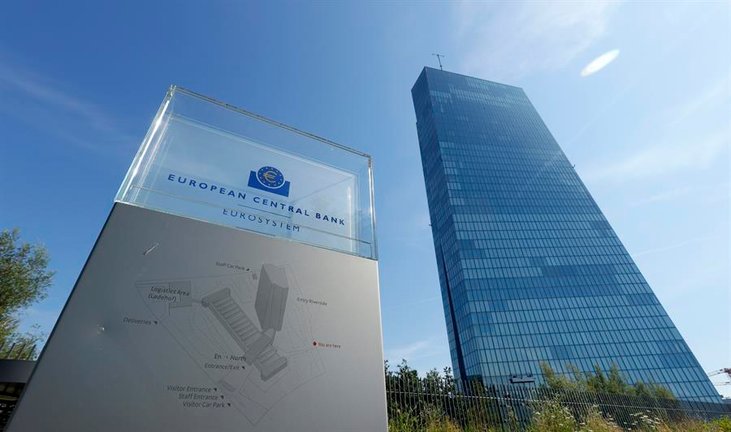 La sede del Banco Central Europeo en Fráncfort (Alemania). EFE / RONALD WITTEK