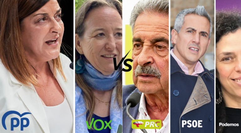 Los ciudadanos tendrán que decidir entre PP y Vox o bien PRC, PSOE y Podemos.