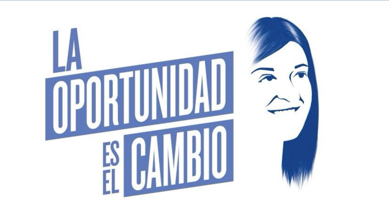 Imagen de la campaña electoral de Buruaga.