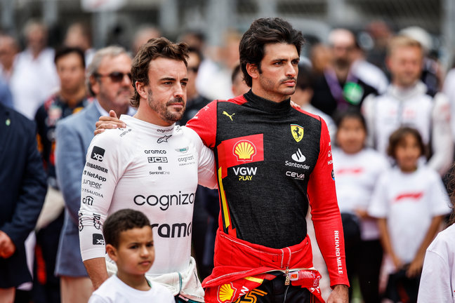 Fernando Alonso y Carlos Sainz. / Xavi Bonilla