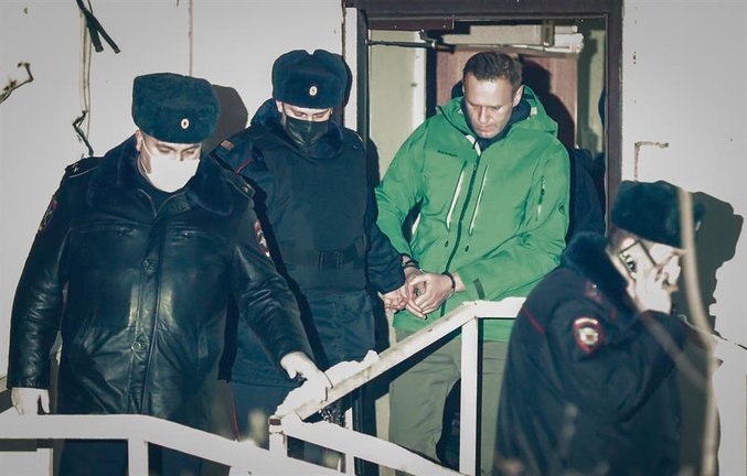 Imagen de archivo del opositor ruso Alexéi Navalni. EFE/ SERGEI ILNITSKY