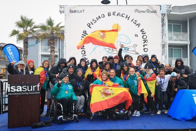 Participantes del European Para Surfing Championship. / FCS