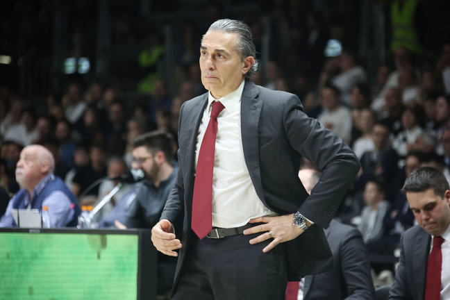 El entrenador de la Selección Española de baloncesto, Sergio Scariolo. /  Michele Nucci