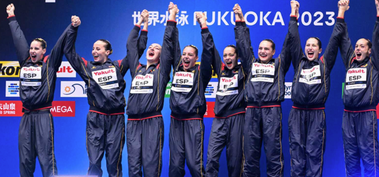 Mundial de natación de Fukuoka | Así ha sido el ejercicio con el que España ha logrado el primer oro de la historia en natación artística por equipos