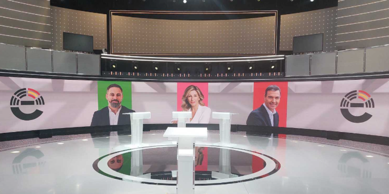 Tres de los cuatro principales candidatos participan en el debate clave a cuatro días de las elecciones del 23J.