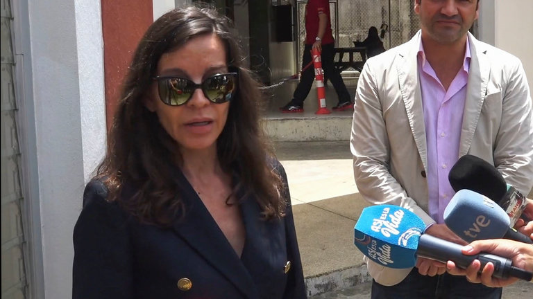 Silvia Bronchalo, la madre de Daniel Sancho, acusado del asesinato y descuartizamiento del cirujano colombiano Edwin Arrieta. / ALERTA