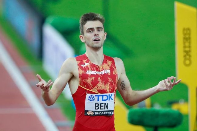 Adrián Ben se queda a ocho centésimas del bronce mundial en los 800m.