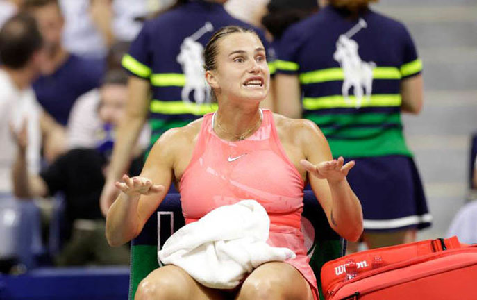 La tenista Aryna Sabalenka. / e.press
