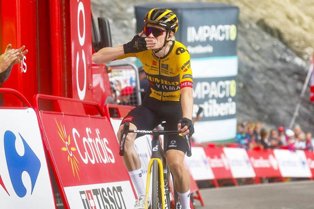 El ciclista danés Jonas Vingegaard ha ganado la etapa del Tourmalet de La Vuelta de 2023.
UNIPUBLIC / SPRINT CYCLING AGENCY
08/9/2023