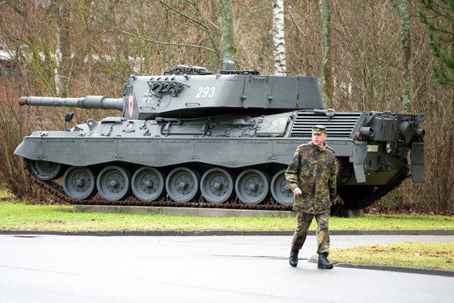 Un modelo de tanque Leopard I. / aee