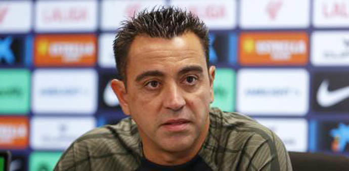 El técnico del Barcelona, Xavi Hernández