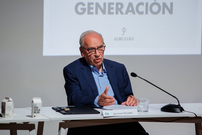 El exvicepresidente del Gobierno Alfonso Guerra. EP / Archivo