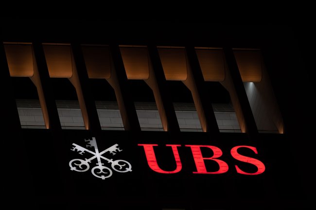 Vista del logo de UBS. EP