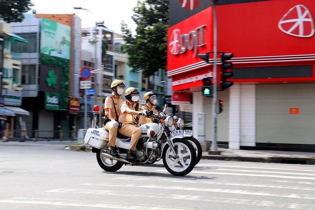La Policía de Vietnam en Ho Chi Minh. / EP