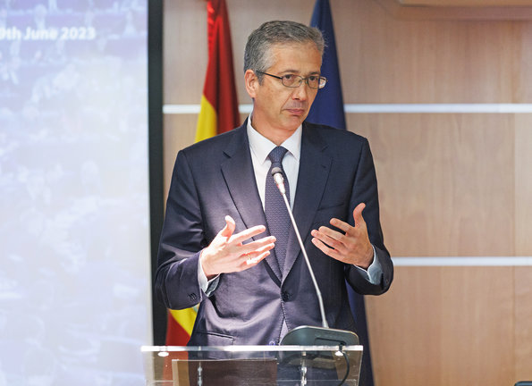 El Gobernador del Banco de España, Pablo Hernández de Cos. / Eduardo Parra