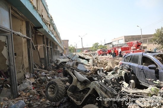 Explosión en un almacén de productos pirotécnicos en Ereván, Armenia. / ALERTA