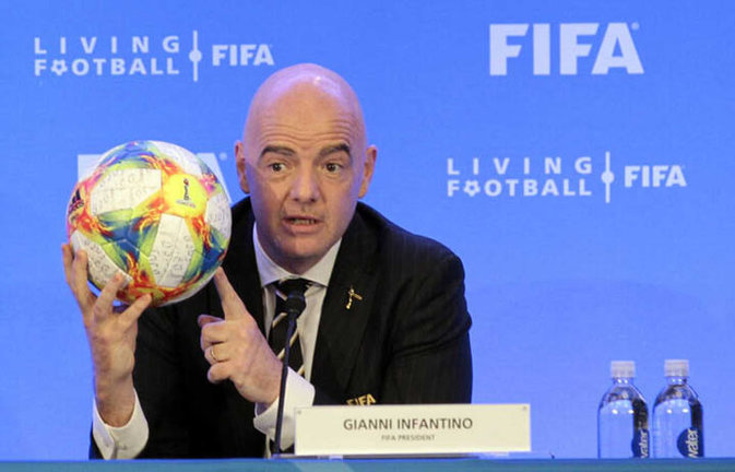 Gianni Infantino, presidente de la FIFA. / aee