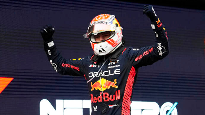 El piloto neerlandés de Red Bull, Max Verstappen. EFE/Siu Wu
