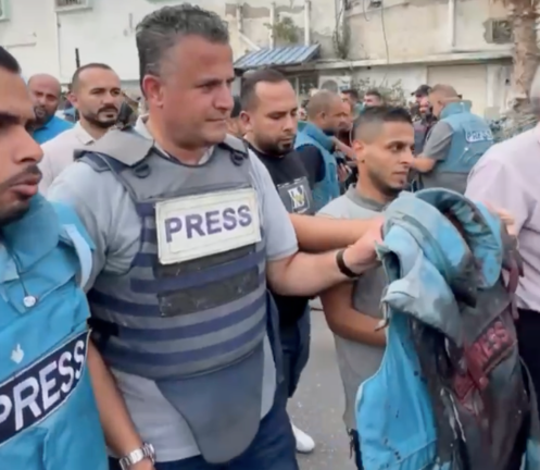 Los compañeros de la prensa muertos tras los ataques de Israel.
