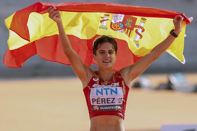 La atleta María Pérez. / aee