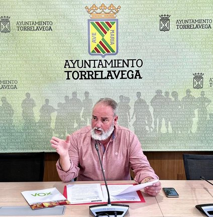 Roberto García Corona, portavoz de Vox en Torrelavega. / Alerta